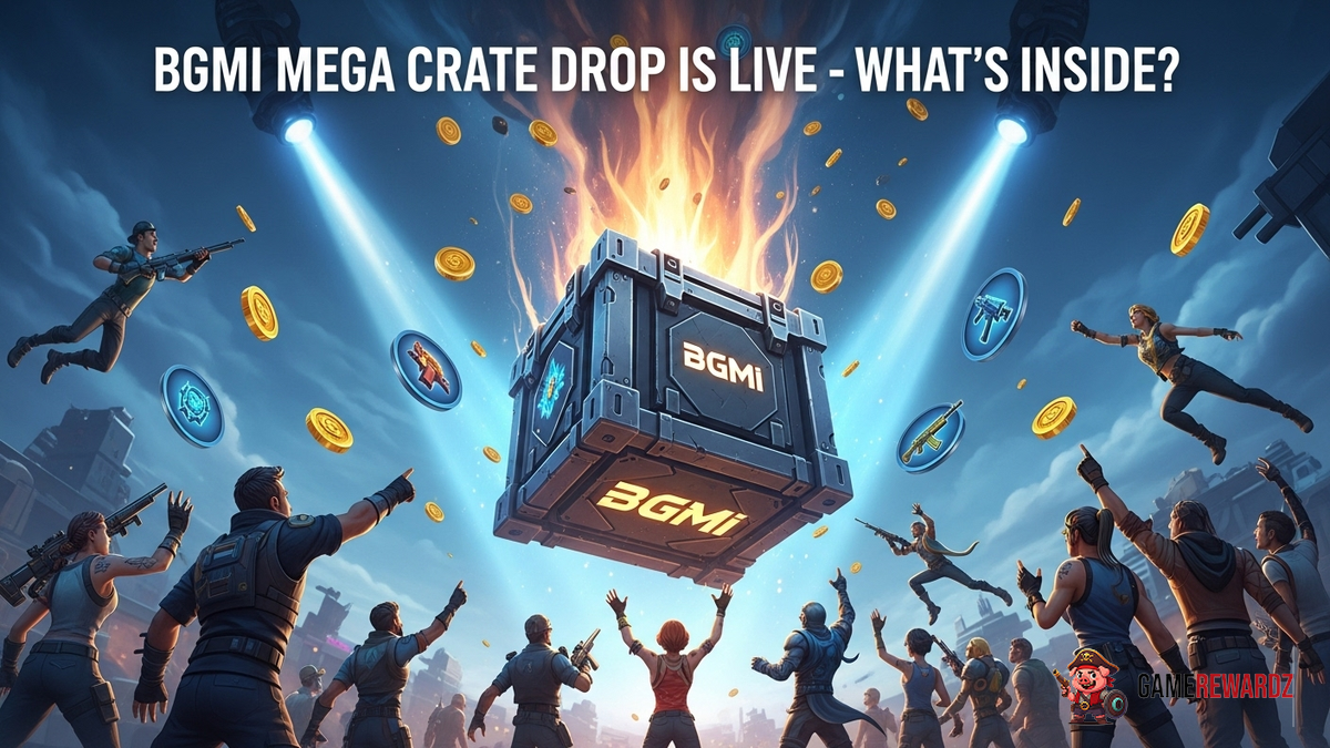 BGMI Mega Crate Drop is LIVE - What&#039;s Inside?